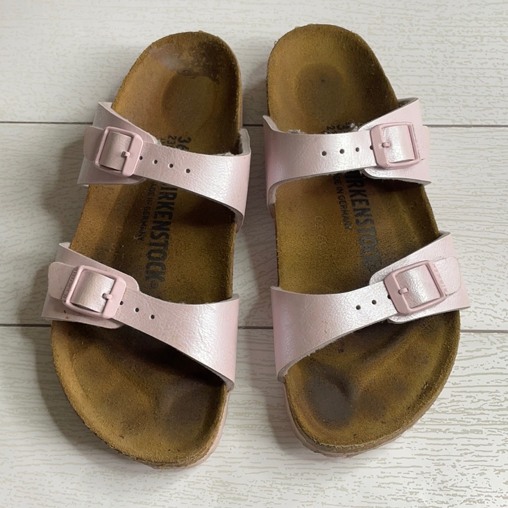 Pearl Pink Birkenstock Sandals